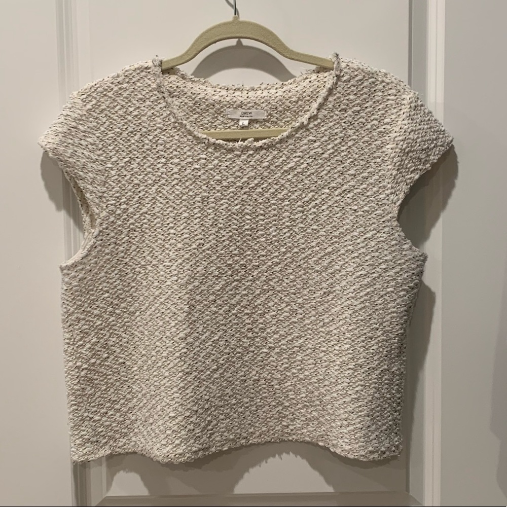 Drew Short Sleeve Crop Top Size Large